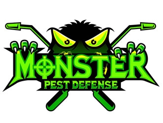 Monster Pest Defense logo design by CreativeMania
