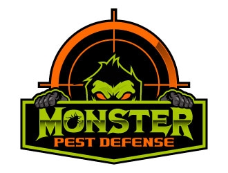 Monster Pest Defense logo design by daywalker