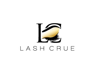 LC Lash Crue  logo design by desynergy