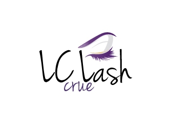 LC Lash Crue  logo design by AamirKhan