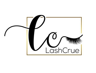 LC Lash Crue  logo design by LogoInvent