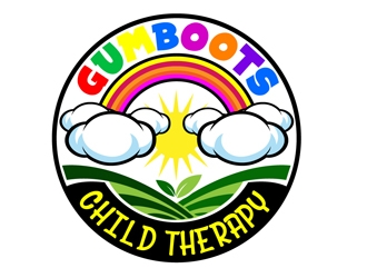 Gumboots Child Therapy logo design by DreamLogoDesign