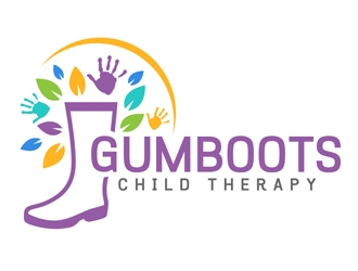 Gumboots Child Therapy logo design by DreamLogoDesign