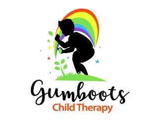 Gumboots Child Therapy logo design by DreamLogoDesign