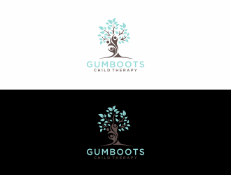 Gumboots Child Therapy logo design by domerouz