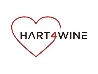 Hart4Wine logo design by rief