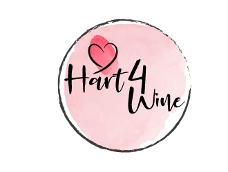 Hart4Wine logo design by aryamaity