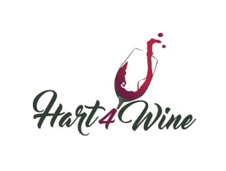 Hart4Wine logo design by AamirKhan