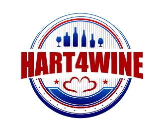 Hart4Wine logo design by AamirKhan