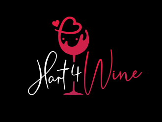 Hart4Wine logo design by suraj_greenweb
