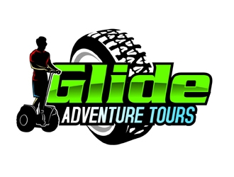 Glide Adventure Tours logo design by MAXR