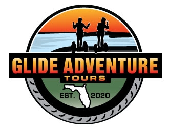 Glide Adventure Tours logo design by Suvendu