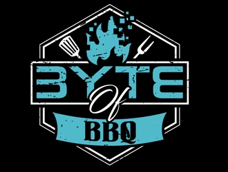 Byte of BBQ logo design by DreamLogoDesign