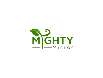 Mighty Micros logo design by haidar
