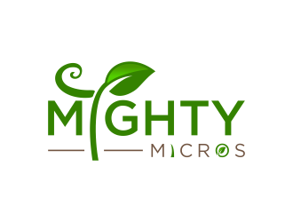 Mighty Micros logo design by haidar