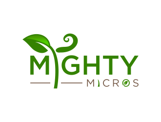 Mighty Micros logo design by haidar