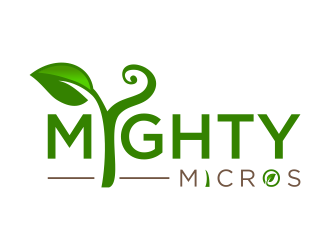 Mighty Micros logo design by haidar