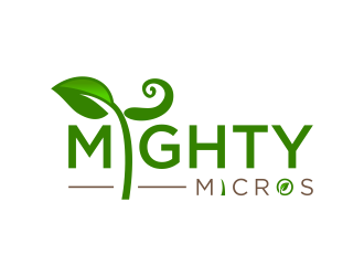 Mighty Micros logo design by haidar