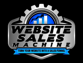 Website Sales Machine logo design by Suvendu