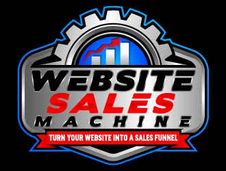 Website Sales Machine logo design by Suvendu