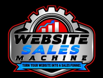 Website Sales Machine logo design by Suvendu