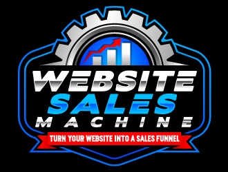 Website Sales Machine logo design by Suvendu