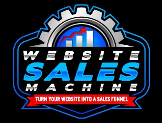 Website Sales Machine logo design by Suvendu