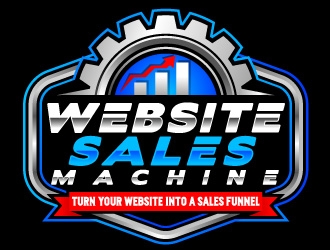 Website Sales Machine logo design by Suvendu
