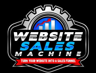 Website Sales Machine logo design by Suvendu