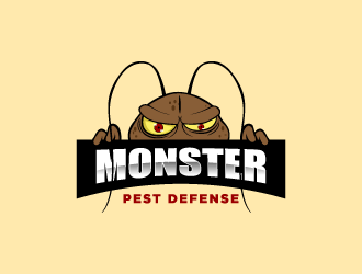 Monster Pest Defense logo design by torresace