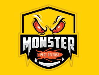 Monster Pest Defense logo design by REDCROW