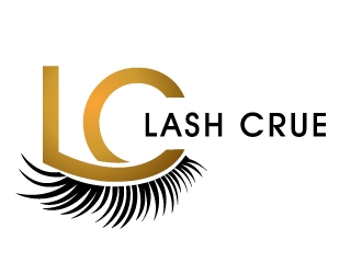 LC Lash Crue  logo design by PMG