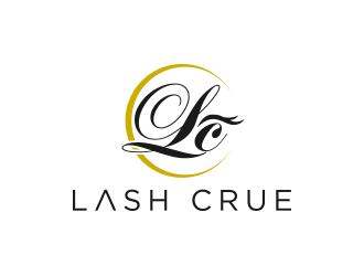 LC Lash Crue  logo design by Inlogoz