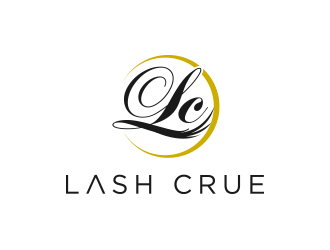 LC Lash Crue  logo design by Inlogoz
