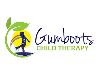 Gumboots Child Therapy logo design by gogo