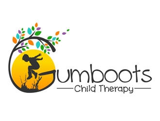 Gumboots Child Therapy logo design by CreativeMania