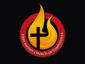 First Baptist Church of Campostella logo design by cube_man