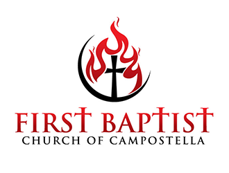 First Baptist Church of Campostella logo design by gogo