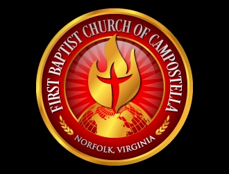 First Baptist Church of Campostella logo design by jaize