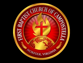 First Baptist Church of Campostella logo design by jaize