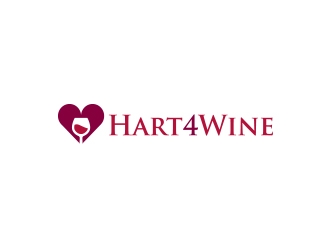 Hart4Wine logo design by yippiyproject