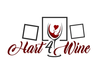 Hart4Wine logo design by MUSANG