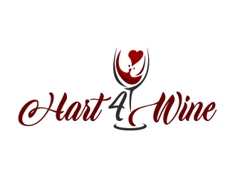 Hart4Wine logo design by MUSANG