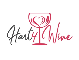 Hart4Wine logo design by gilkkj