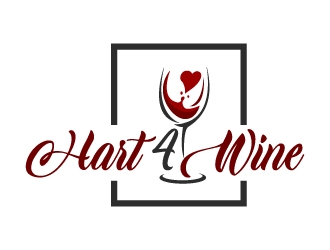 Hart4Wine logo design by MUSANG