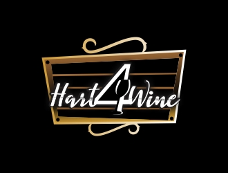 Hart4Wine logo design by totoy07