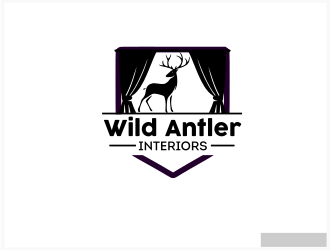 Wild Antler Interiors logo design by spikesolo