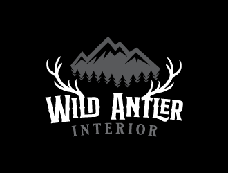 Wild Antler Interiors logo design by Andri