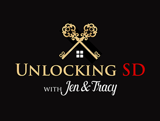 Unlocking SD with Jen & Tracy logo design by 3Dlogos