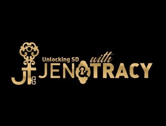 Unlocking SD with Jen & Tracy logo design by creativemind01